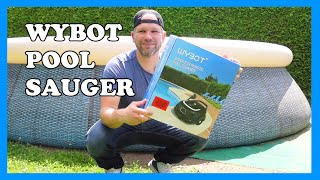 Der NEUE WYBOT Poolroboter mit 120Min Akkulaufzeit für unter 300€ Taugt der was  PapasVlog [upl. by Shane]