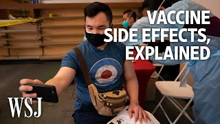 Vaccine Side Effects What to Expect After Your Covid19 Shot  WSJ [upl. by Nauquf]