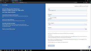 How to create IBM bluemix cloud account  Step by Step Process [upl. by Iatnohs]