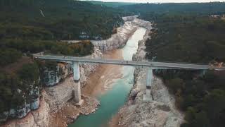 VERDON GORGES  Gorges du Verdon  Village Moustier Sainte Marie  France [upl. by Blythe]