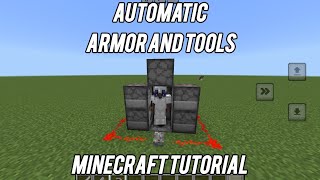 Automatic Armor and Tools  Minecraft Tutorial [upl. by Naro]