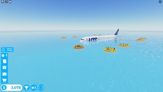 Lot Airlines Airbus A350 Water Landing [upl. by Anatak]