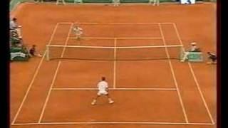 Agassi Filippini French Open 1999 [upl. by Nnylarak]