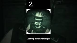 Top 5 Multiplayer horror gmes For android horrorgame phonk trending shorts viral [upl. by Maidie383]