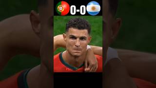 Ronaldo Heartbreaking  Portugal vs Argentina Semifinal World Cup Imaginary football ronaldo [upl. by Cotter]