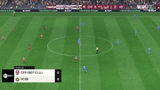 CFR Cluj vs FCSB 15092024 Superliga EA FC 24 [upl. by Angelle598]