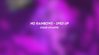 NO RAINBOWS chase atlantic sped up [upl. by Elmo459]