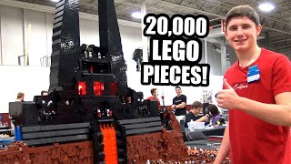 Huge LEGO Star Wars Vaders Castle Battle [upl. by Farnsworth254]