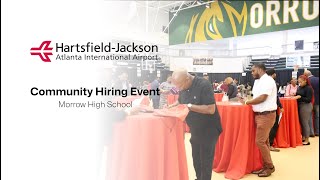 HartsfieldJackson Airport Community Hiring Event  Morrow High school [upl. by Noivax]