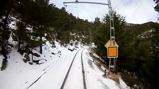 Ferrocarril del Guadarrama cab ride Cercedilla  Navacerrada [upl. by Murray649]