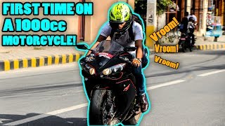 FIRST TIME RIDING A 1000CC MOTORCYCLE  YAMAHA R1  MOTOVLOG  VLOG  NEPAL [upl. by Samalla]