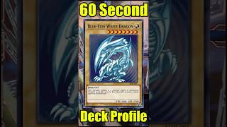 60 Second BlueEyes Deck Profile yugioh deckprofile shorts [upl. by Eilrahc137]