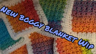 090224 New Boggy Blanket Wip And Chat About My Sweater And More [upl. by Rahel]