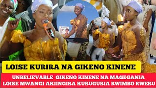 LOISE MWANGI KUGEGIA ANDU NA MUINIRE WAKE AKI LAUNCH RWIMBO RWERU RWAKE [upl. by Atterys]