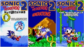 Crazy Sonic Variations in Sonic The Hedgehog 2 • Sonic Hack [upl. by Anesor]