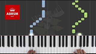 Parsons Farewell  ABRSM Piano Grade 1 2021 amp 2022 A3  Synthesia Piano tutorial [upl. by Sena703]