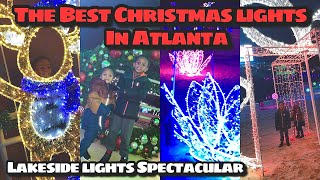 The Best Christmas Lights Ever Lakeside Lights Spectacular  Christmas in Atlanta [upl. by Hotchkiss791]