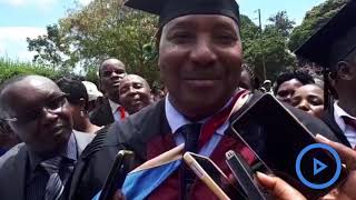 Kiambu governor Ferdinand Waititu graduates with a Masters of Business Administration [upl. by Solomon]