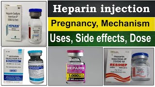 heparin injection uses in hindi  mechanism of action  Heparin injection during pregnancy Dose [upl. by Yarised578]