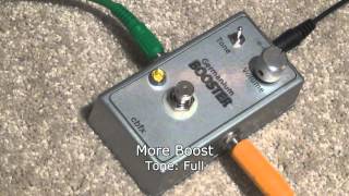 Demo CBFX Germanium Booster Rangemaster Clone [upl. by Ornas937]