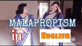 Malapropism in English [upl. by Niveek]