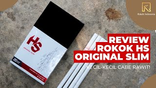 Review Rokok HS Original Slim  Rokok Indonesia [upl. by Dauf]