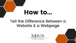 How to Tell the Difference Between a Website amp a Webpage [upl. by Takakura]