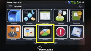 PeopleNet tablet workflow [upl. by Retsevlis]