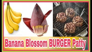 Vegan Patties  Veggie Burger  Banana Blossom Burger [upl. by Atiral]