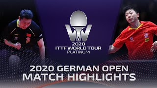 Ma Long vs Xu Xin  2020 ITTF German Open Highlights Final [upl. by Ruddy914]