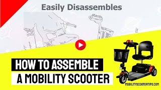 Mobility Scooters Disassembly Demonstration  How to Disassemble and ReAssemble a Mobility Scooter [upl. by Ocinom678]