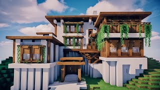 quotModern Farmhouse Build Tutorial in Minecraftquot [upl. by Guibert]