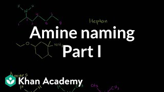 Amine naming introduction  Amines  Organic chemistry  Khan Academy [upl. by Releyks33]