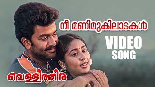 Nee Manimukilaadakal Video Song  Vellithira  Prithviraj  Navya Nair  Malayalam Movie Songs [upl. by Adne]