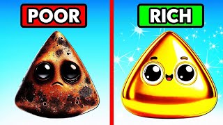 POU POBRE vs POU RICO [upl. by Ydnew]