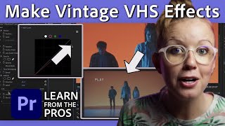 How to Make a VHS Tape Effect  Premiere Pro Tutorial  Learn From the Pros  Adobe Video [upl. by Assirek369]