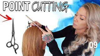 point cutting one length bangs amp quick layers [upl. by Lhary]