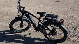 Enjoying a little dirt on my HAOQI Leopard Pro ebike Henderson East Las Vegas Valley haoqiebike [upl. by Kendre]