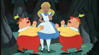 Alice in Wonderland Tweedledee and Tweedledum Speed Up [upl. by Erreid]