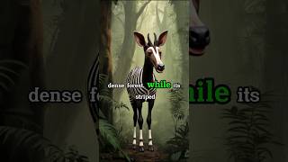 The Okapi The Giraffe’s Secret Forest Cousin facts species animals wildlife rarecreatures [upl. by Myrtie672]