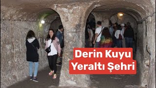 Derinkuyu Nevşehir  Niğde  yeraltı şehri [upl. by Hali851]