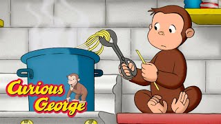 George Learns About Pasta 🐵 Curious George 🐵 Kids Cartoon 🐵 Kids Movies [upl. by Eannyl]