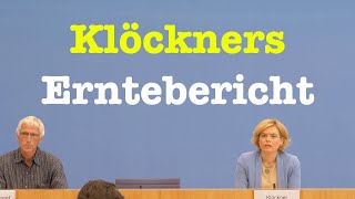 Julia Klöckner CDU  Erntebericht 2021 amp Ackerbaustrategie  BPK vom 25 August 2021 [upl. by Lise965]