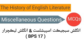 English lecturer mcqs  part1 [upl. by Nediarb]