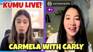 CARMELA TUNAY WITH CARLY HERNANDEZ LIVE ON KUMU Jan 17 2022 [upl. by Netsirhk]