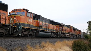 Old BNSF SD60 Locomotives [upl. by Ardied]