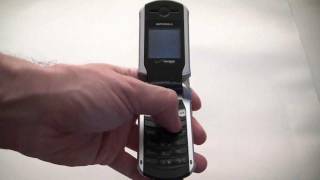 Motorola V265 Flip Cell Phone Review [upl. by Cyrus]