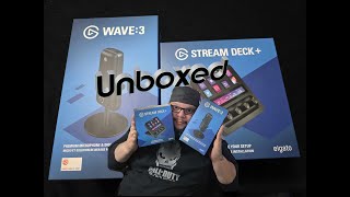 Elgato Wave 3 and Stream Deck  Plus UNBOXED [upl. by Brezin221]