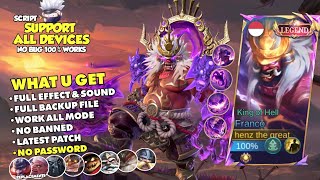 NEW Script Skin Franco Legend King of Hell No Password  Full Effect amp Sound With Logo  Latest [upl. by Dworman]