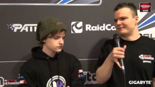 Tabzz We try to find a lot of scrims because we want to do well IEM CeBIT 2013 [upl. by Eadahc]